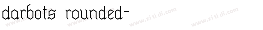 darbots rounded字体转换